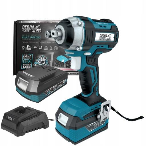DEDRA DED7146 Акумуляторний ударний гайковерт 18V +2Ah