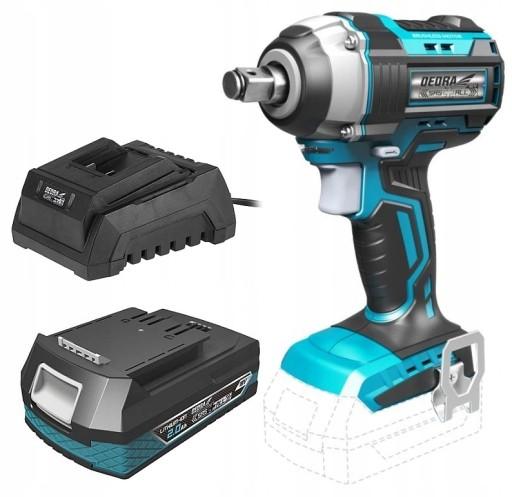 DEDRA DED7146 Акумуляторний ударний гайковерт 18V +2Ah