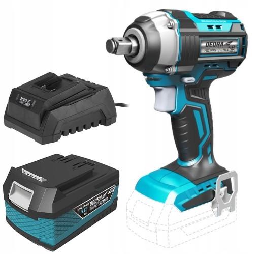 DEDRA DED7146 Акумуляторний ударний гайковерт 18V +4Ah