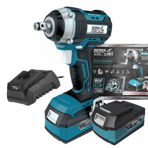 DEDRA DED7146 Акумуляторний ударний гайковерт 18V +5Ah