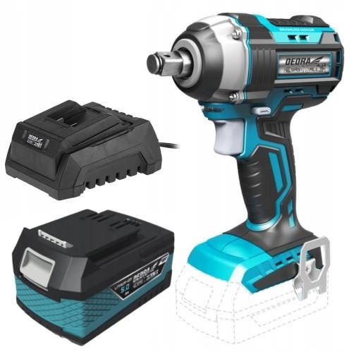DEDRA DED7146 Акумуляторний ударний гайковерт 18V +5Ah