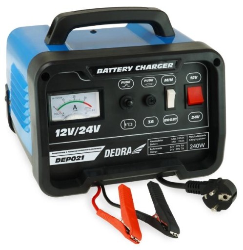 Dedra DEP021 выпрямитель 20A 12/24V 25-180Ah