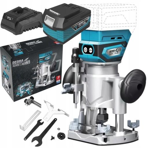 ФРЕЗЕР DEDRA БЕЗЩІТКОВИЙ 18V 28000RPM РУЧКА 6-8mm 4Ah