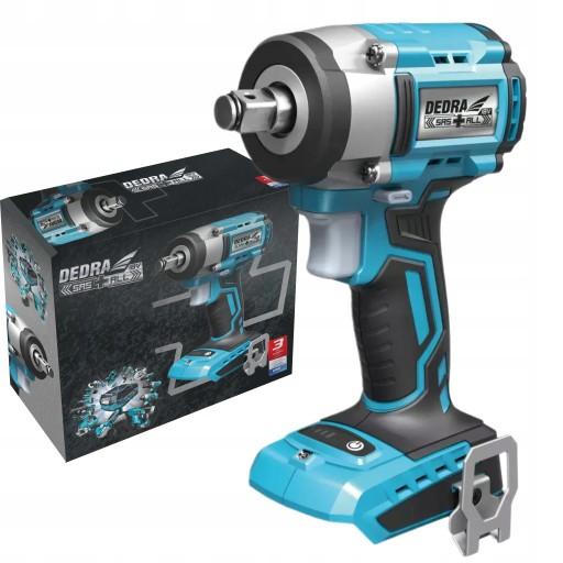 КОМПАКТНЫЙ БЕСЩЕТОЧНЫЙ УДАРНЫЙ КЛЮЧ DEDRA 350 НМ 1/2