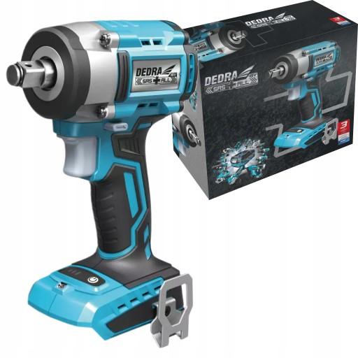 КОМПАКТНЫЙ БЕСЩЕТОЧНЫЙ УДАРНЫЙ КЛЮЧ DEDRA 350 НМ 1/2