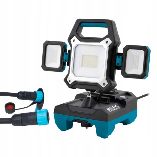 ЛАМПА ДЛЯ МАСТЕРСКИХ DEDRA АККУМУЛЯТОР/КАБЕЛЬ 18В 45ВТ 4000ЛМ