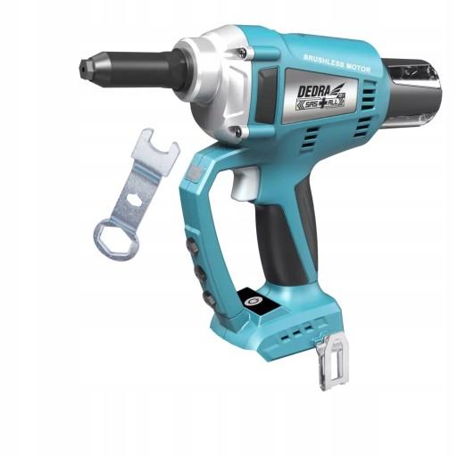 АККУМУЛЯТОРНЫЙ БЕСЩЕТОЧНЫЙ ЗАКЛЕПОЧНИК DEDRA 18V