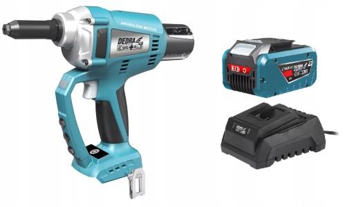 DEDRA Заклепочник без аккумулятора SAS+ DED7155 18В 8Ач