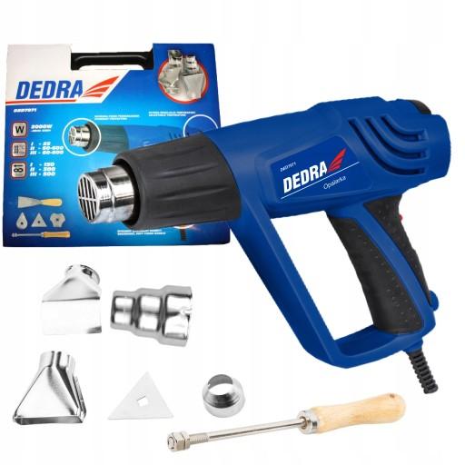 ТЕПЛОВА ГАРНА DEDRA 2000 Вт 60-600°C 150-500 Л/ХВ 3 ПЕРЕДАЧІ
