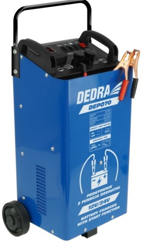 ВЫПРЯМИТЕЛЬ DEDRA С ПУСКОМ DEP070 40-400Ач