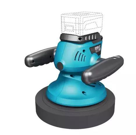 Акумуляторна ексцентрикова полірувальна машина DEDRA DED7084