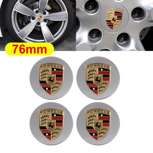 НАКЛАДКИ ДИСКИ 76MM Porsche SET 4 шт., Легковой автомобиль, 4 шт.