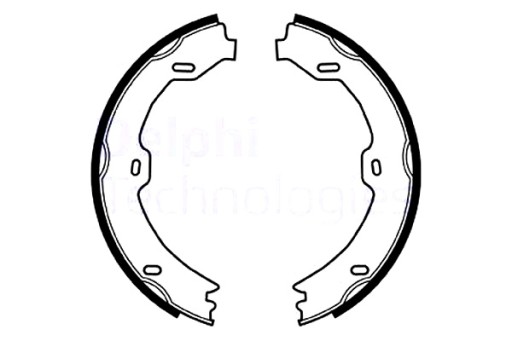 LS1923 - КОМПЛЕКТ ТОРМОЗНЫХ КОЛОДОК DELPHI ЗАДНИЙ MERCEDES CLS C219 E T-MODEL S211 E