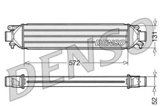 DIT09107 (DEN) RA8111160 96615 30752 818824 - ИНТЕРКУЛЕР DENSO ABARTH GRANDE PUNTO PUNTO ALFA R