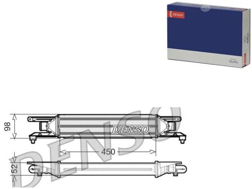 DENDIT01001/SERW - ИНТЕРКУЛЕР DENSO ALFA ROMEO MITO 1.3 MULTIJET (95