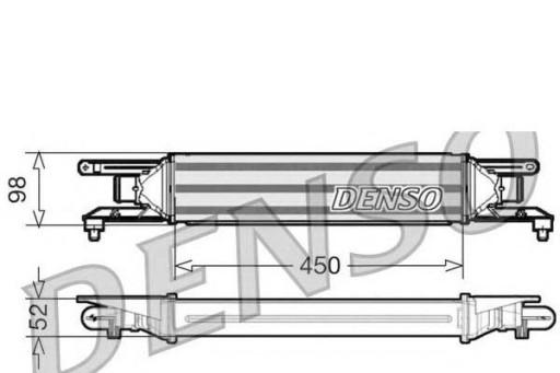 DIT01001 DEN/BOX - ИНТЕРКУЛЕР DENSO ALFA ROMEO MITO 1.3 MULTIJET (95