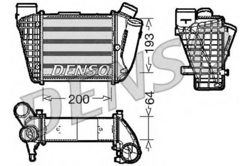 DIT02004 RA8010210 - ИНТЕРКУЛЕР DENSO AUDI A4 2.5D 11.00-05.06 DENSO