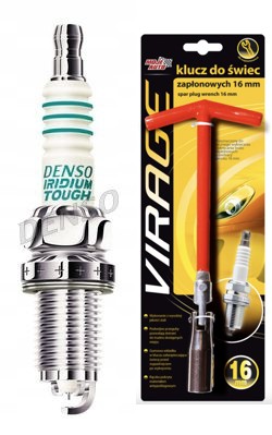 Denso VKB16 Іскровна пробка + ключ до свічок 16 мм