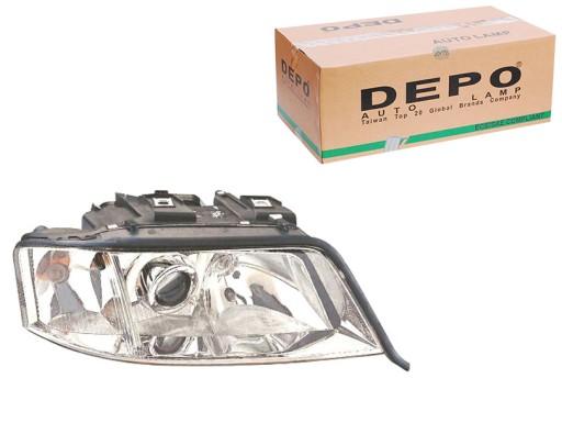 DEP441-1134R-LD-EM/RS6 - DEPO ФАРА AUDI A6 C5 97-05 PR ПРОЗОРА D