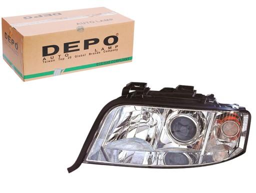 DEP441-1194L-LD-EM/RS6 - ФАРА DEPO AUDI A6 C5 H7 H7 01-06 LE НАПРАВЛЕНИЯ