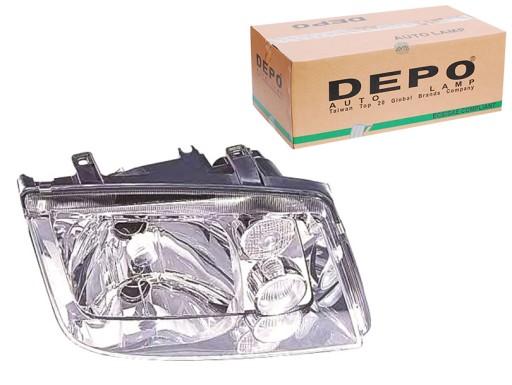 DEP441-1138R-LD-EM/RS6 - ФАРА DEPO VW BORA H4 98-05 PR DEPO