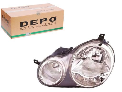 DEP441-1150L-LD-EM/RS6 - DEPO ФАРА VW POLO H7 H1 01- LE DEPO