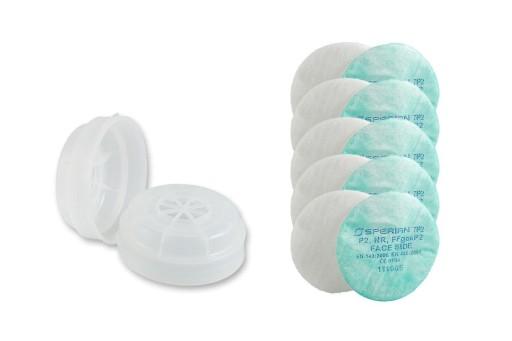 DEVILBISS Корпус x2 + Фильтр P2 x10 для полумаски