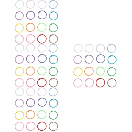 DIY брелок металеві кільця