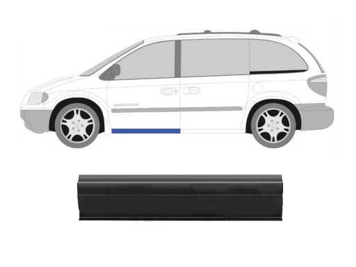 3273378500 - DODGE CARAVAN 2001-2007 ПОРІГ ЛІВИЙ