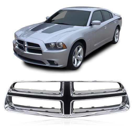 DODGE CHARGER 2011-2014 РЕШЕТКА ПЕРЕДНЯЯ РАДИАТОРА ХРОМ 68092602AA