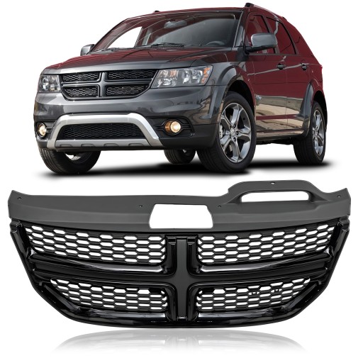 DODGE JOURNEY I 2008-2020 РЕШЕТКА ПЕРЕДНЯЯ РАДИАТОРА ЧЕРНАЯ 5NB56TZZAA
