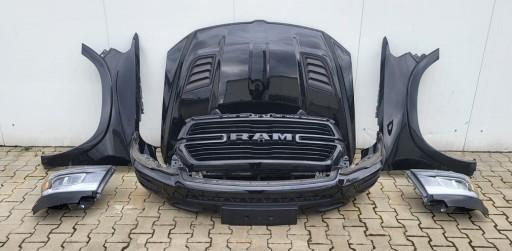 PRZÓD KOMPLETNY 5.7 HEMI PXJ - DODGE RAM 1500 19^ КАПОТ БАМПЕР РЕМІНЬ КРИЛО FULL LED PXJ