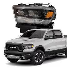 68316089AH - DODGE RAM 1500 2019 19- ФАРА ПЕРЕДНЯ ЛАМПА ЧОРНА ЧОРНА LED ЛІВА ЛІВА