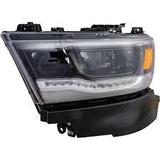 DODGE RAM 68316089AH LAMPA LEWY PRZÓD CZARNA LEWA PRZEDNIA - DODGE RAM 1500 2019 19- ФАРА ПЕРЕДНЯ ЛАМПА ЧОРНА ЧОРНА LED ЛІВА ЛІВА