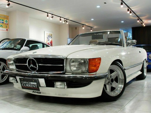 ЮБКА ПЕРЕДНЕГО БАМПЕРА AMG MERCEDES SL R107 ЮБКА ПЕРЕДНЯЯ AMG НОВАЯ