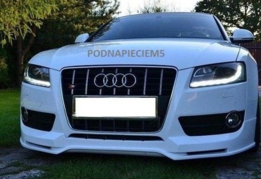 ЮБКА ПЕРЕДНЕГО БАМПЕРА Audi A5 8T КУПЕ ЮБКА ПЕРЕДНЕГО БАМПЕРА AUDI A5 8T