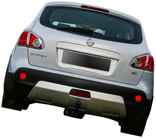ЮБКА ЗАДНЕГО БАМПЕРА ДЛЯ NISSAN QASHQAI И 2007-2013