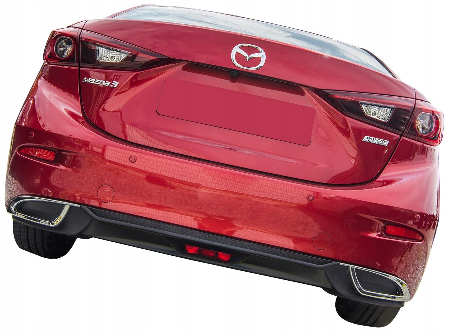 ЗАДНИЙ БАМПЕР ЮБКА MAZDA 3 СЕДАН ДИФФУЗОР
