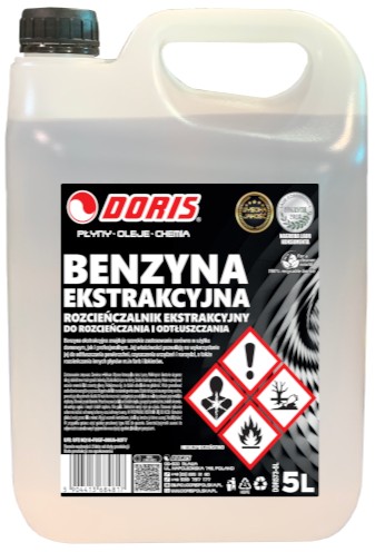 Доріс екстракційний бензин НИЗЬКОАРОМАТИЧНИЙ екстракційний розчинник 5л