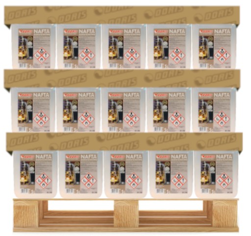 ДОРІС УНІВЕРСАЛЬНА КЕРОСИНОВА РОЗСВІТЛЮВАЛЬНА ДЛЯ ПЕЧІ 5л х 149 ШТ ПРЕМІУМ