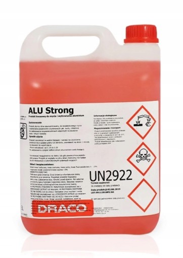 DRACO ALU STRONG 5L кислота для мытья обода и алюминия