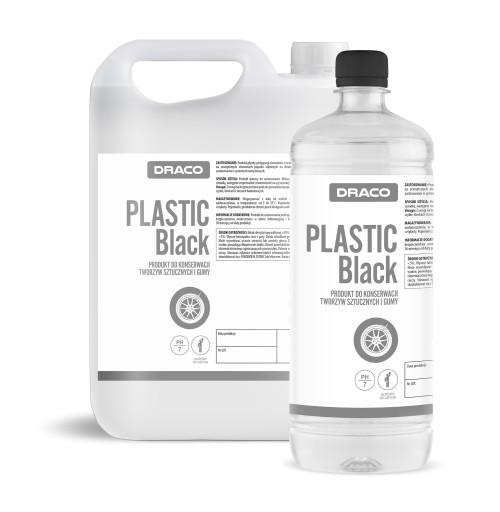 DRACO PLASTIC BLACK 5л ДЛЯ КОНСЕРВАЦИИ ПЛАСТМАСС И РЕЗИНОВЫХ ШИН ЧЕРНЫЙ