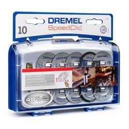 НАБОР РЕЖУЩИХ НАБОР DREMEL SPEED CLIC MET DISCS 10 шт.