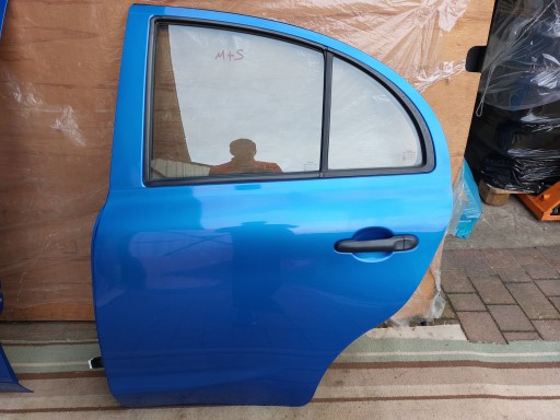 ДВЕРІ ЗАДНІ ЛІВІ NISSAN MICRA K13 BLUE 11р