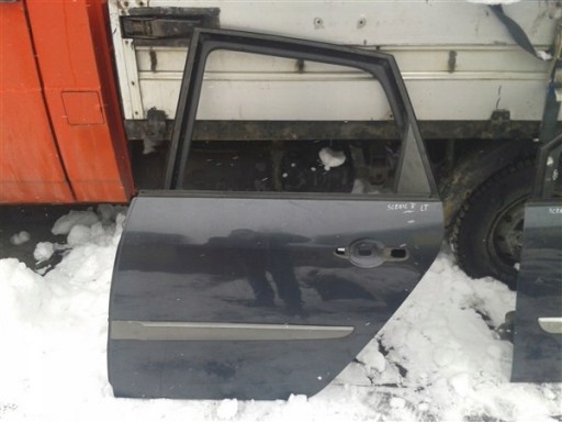 ДВЕРІ ЗАДНІ ЛІВІ RENAULT SCENIC 2 TEB66