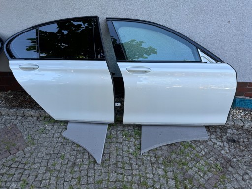 ДВЕРЬ ЗАДНЯЯ ПРАВАЯ ДВЕРЬ ПРАВАЯ ЗАДНЯЯ BMW 7 G11 A96 MINERAL WEISS NICE COLOR