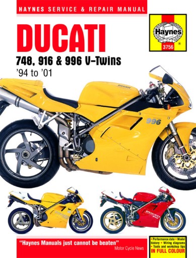 DUCATI 748 BIPOSTO (1995-2001) ЯК РЕМОНТУВАТИ ТА ЗБЕРЕГТИ МОТОЦИКЛ?