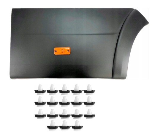 FT90945 - DUCATO BOXER JUMPER 2018 - ЗАДНЯ ПРАВА БІЧНА ПЛАНКА З КОНТУРОМ ЧОРНИЙ НОВИЙ