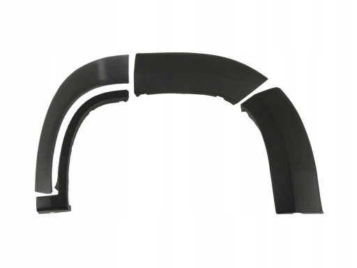 FT90890+68+62+69 - DUCATO BOXER JUMPER FENDER МОЛДИНГИ ПЕРЕДНИЙ ПРАВЫЙ ЧЕРНЫЙ