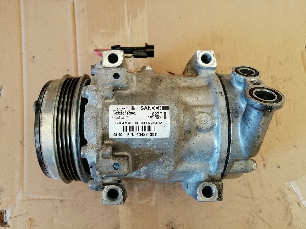 DUCATO III 2,3 КОМПРЕССОР КОНДИЦИОНЕРА 504384357